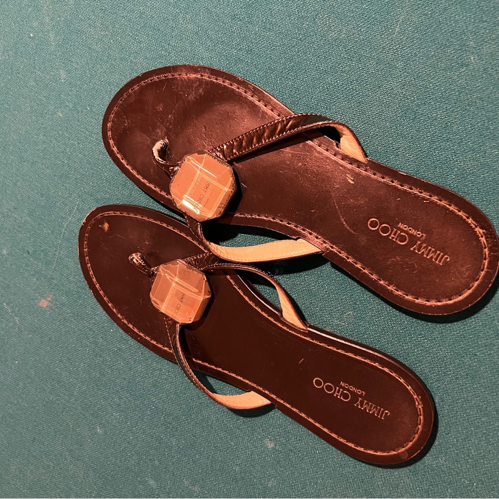 Jimmy Choo flip flops